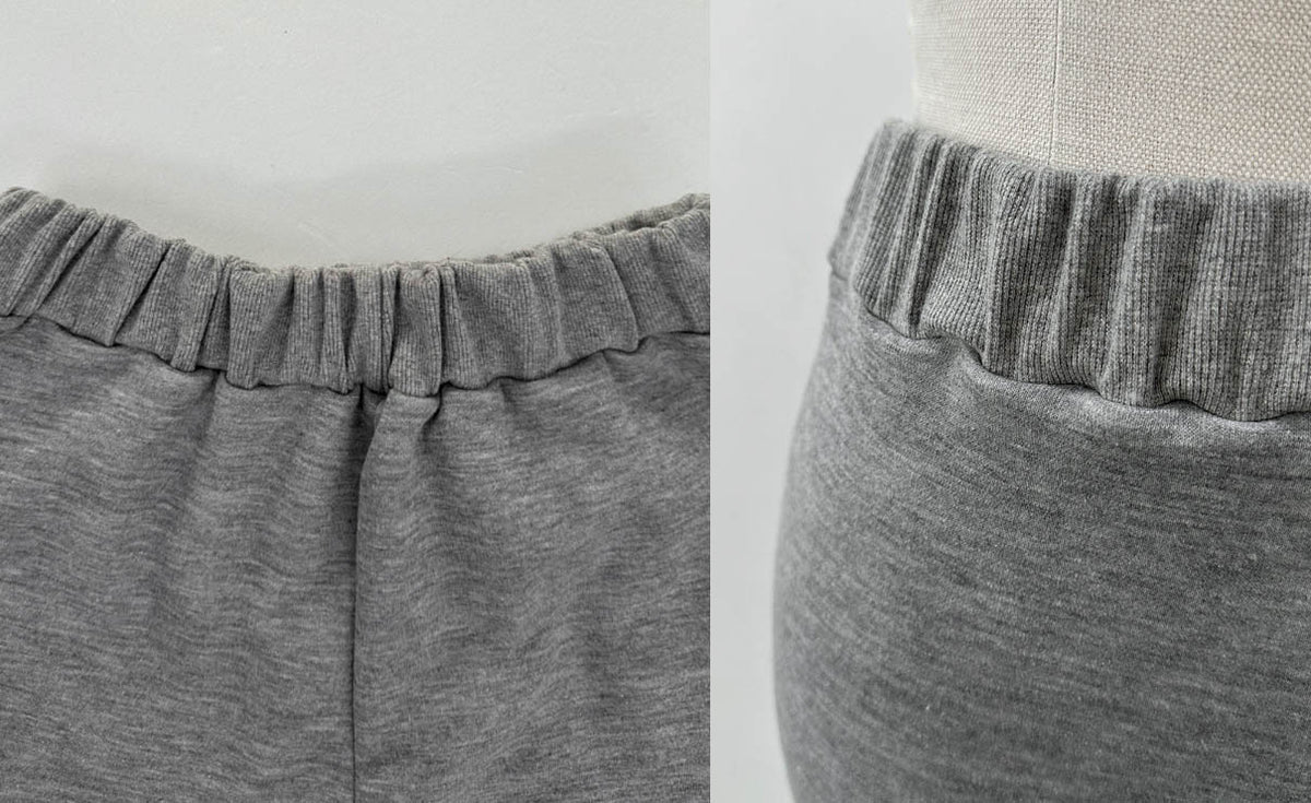 バルーンスリーブ スウェット スリム フレア パンツ SET◆　起毛